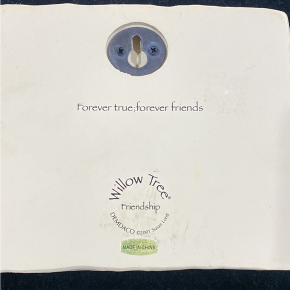 Willow Tree Forever True Forever Friends Friendship Plaque Wall Hanging EUC - Picture 4 of 4